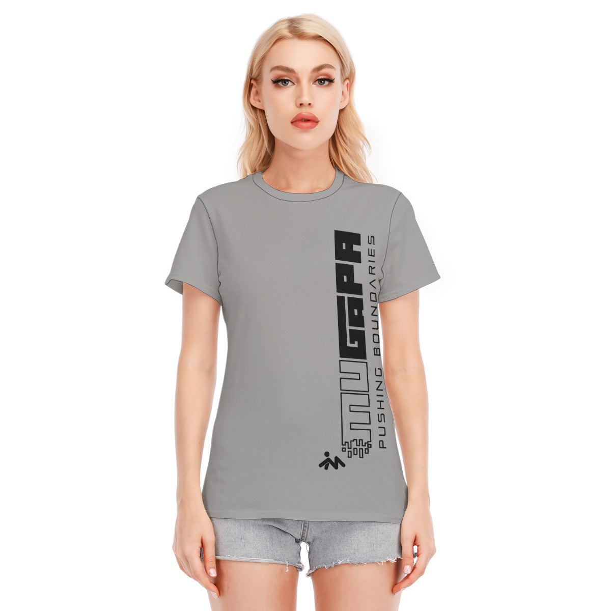 MUGAPA  Women's Round Neck T-Shirt | 190GSM Cotton