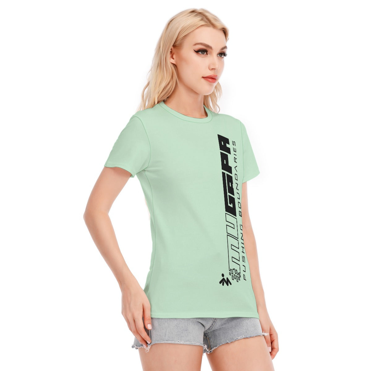 MUGAPA  Women's Round Neck T-Shirt | 190GSM Cotton