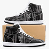 MUGAPA 352. New Black High-Top Leather Sneakers