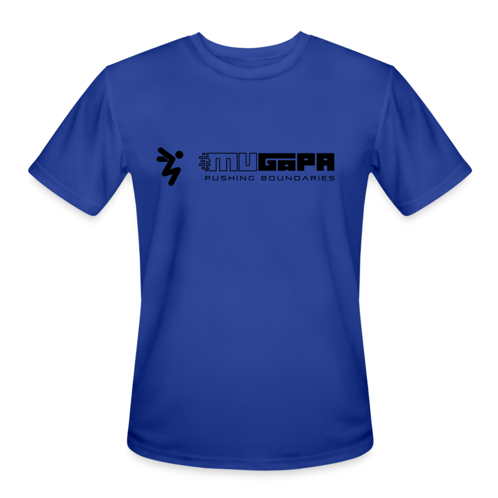 MUGAPA | Moisture Wicking Performance Tee - royal blue